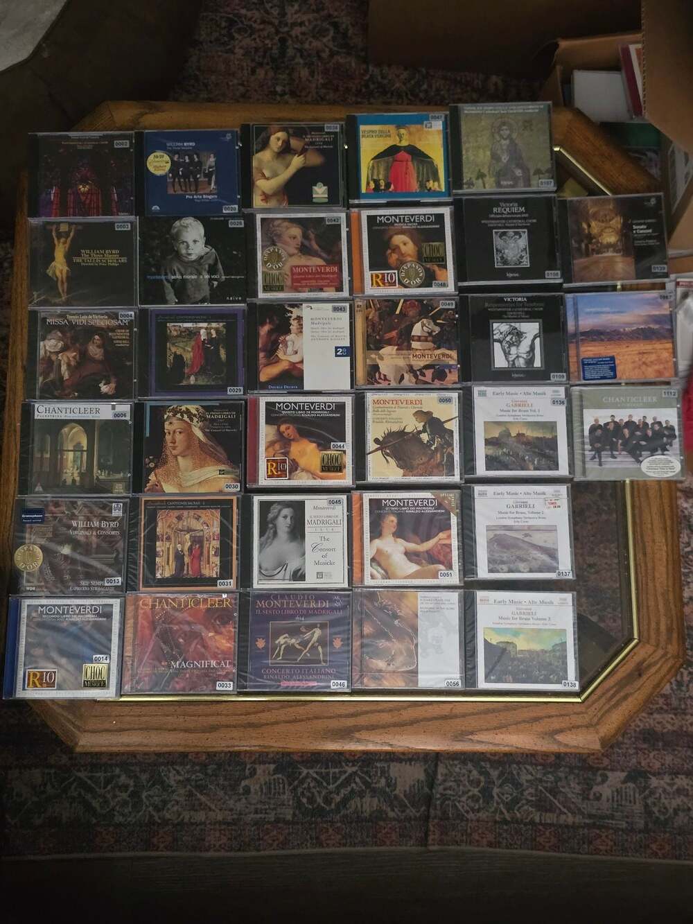 Early Music 33 CD Lot Monteverdi Madrigals Byrd Victoria Gabrieli Chanticleer